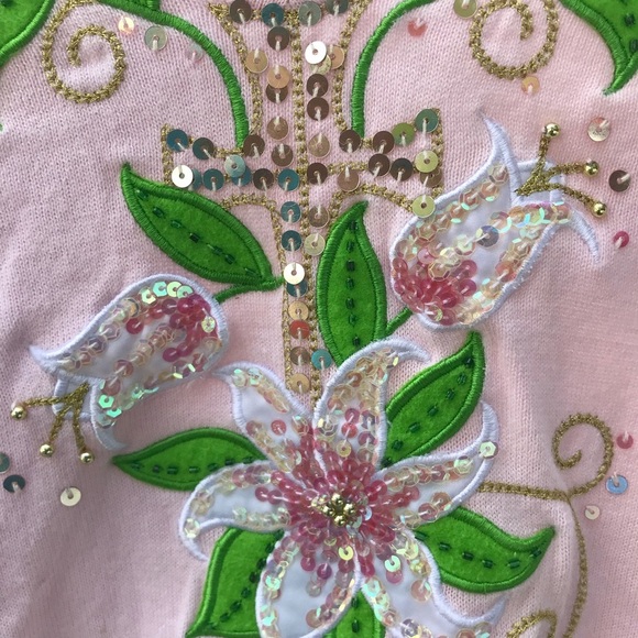 Bobbie Bell Sweaters - Lovely Pink Bobbie Bell sweater
